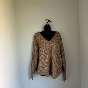 American Eagle Chunky Oversized V-Neck Sweater Size S